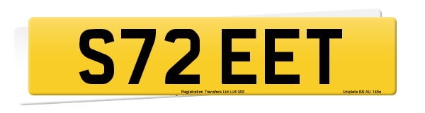 Registration number S72 EET